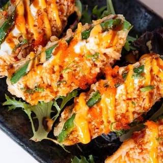 15 Fried Jalapeño With Spicy Crab & Cheese /4Pcs