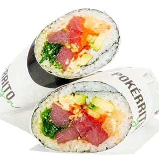 S2- Aloha Sunset Sushi Burrito/ Raw Fish