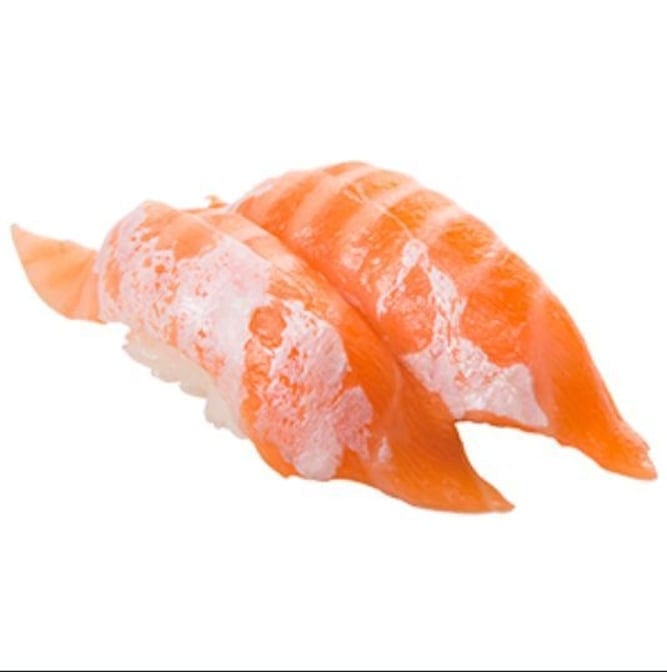 N7 Nigiri Salmon Belly/2Pcs /Raw Fish.