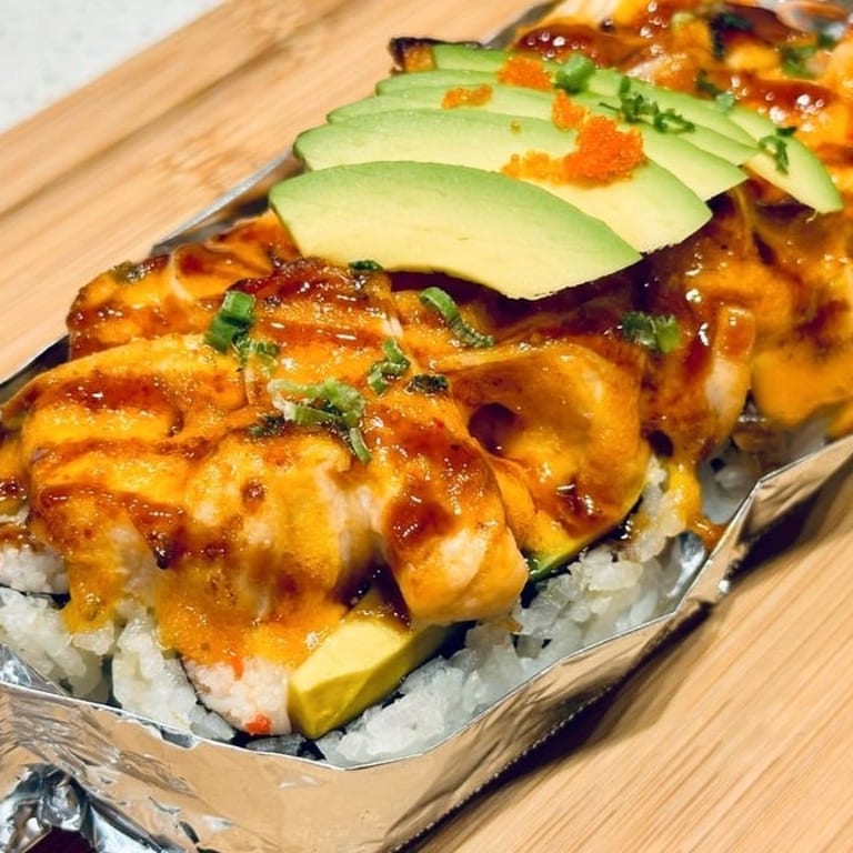 Delicious Salmon Roll and Sushi Favorites
