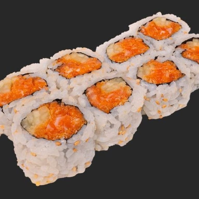 Fiery Spicy Salmon Roll: Sushi Sensation