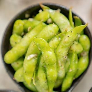 2 Garlic Edamame