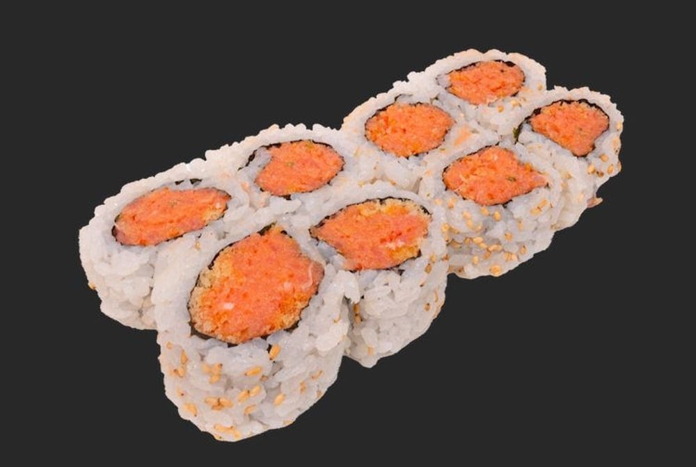 R9 Spicy Tuna Roll/ Raw Fish.
